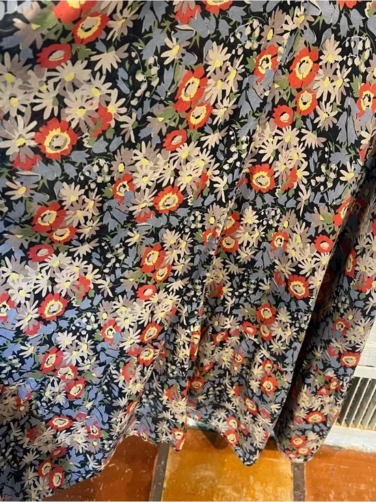The GREAT Geranium Floral Maxi Dress Womens L - Picture 9 of 16